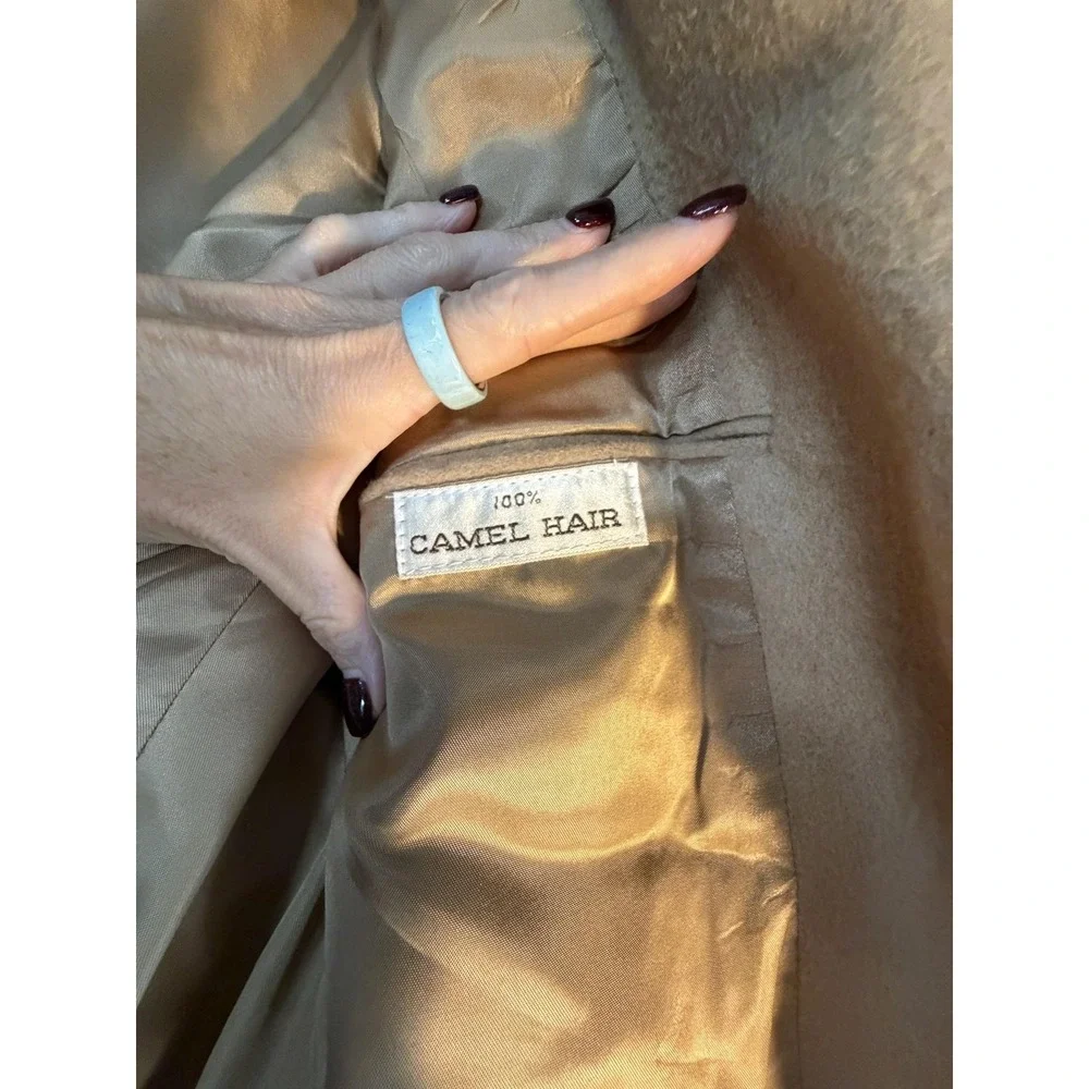 PBM Blazer Sport Coat Mens 40 Beige 100% Camel Hair USA Jacket Old Money